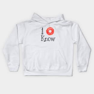 I donut know Kids Hoodie